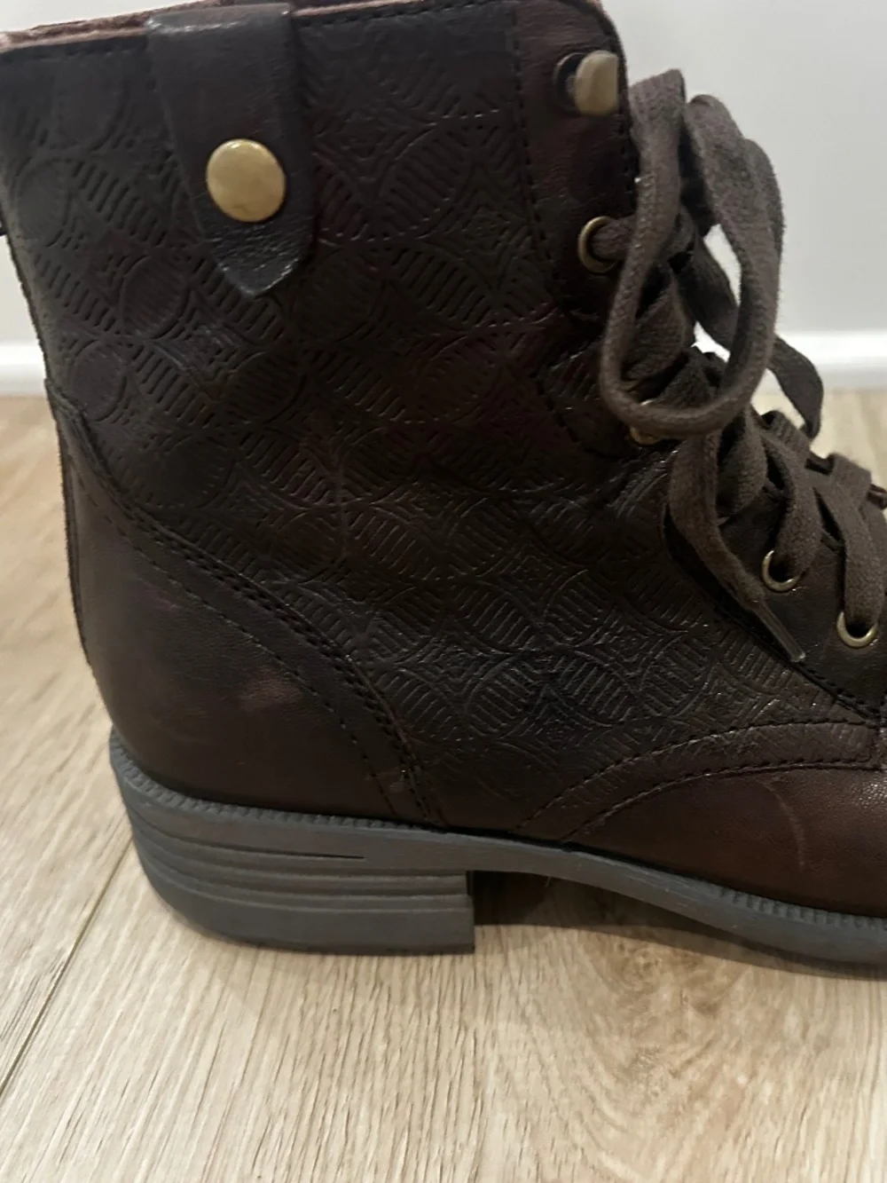 Rockport Women’s SZ 8 Cobb Hill Gorgeous soft LEATHER Boots Lace up/zip up Boots